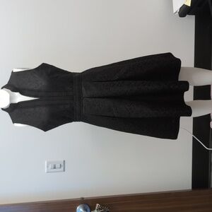 Pappagallo Black Print Cocktail Dress New